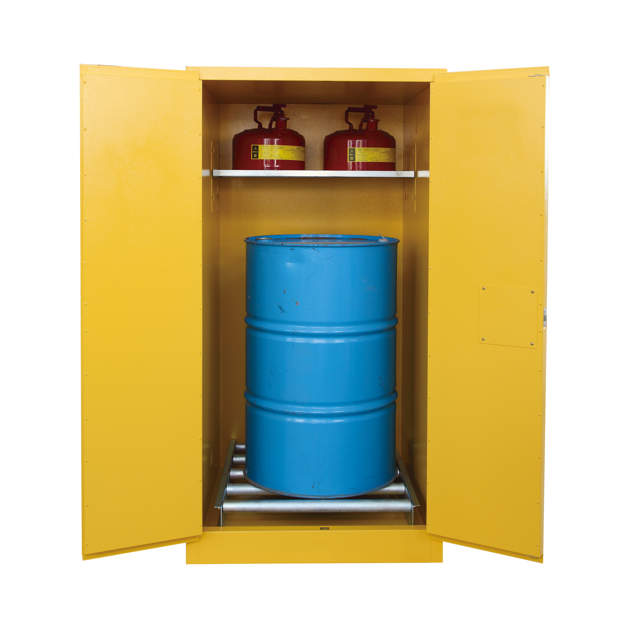 Flammable Liquid Drum Storage Cabinet 55Gal/207L, Manual Door