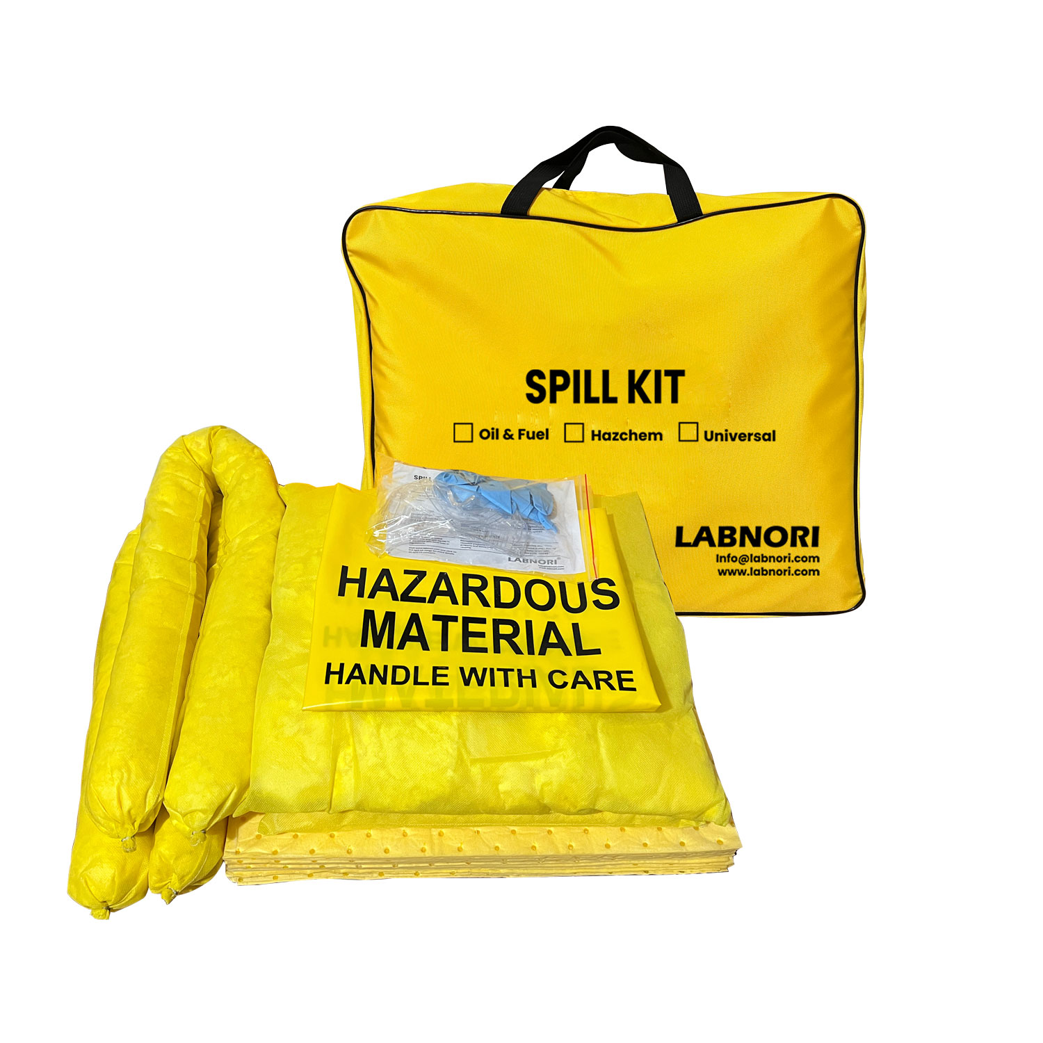 Hazchem Chemical Portable Spill Kit Capacity 50L