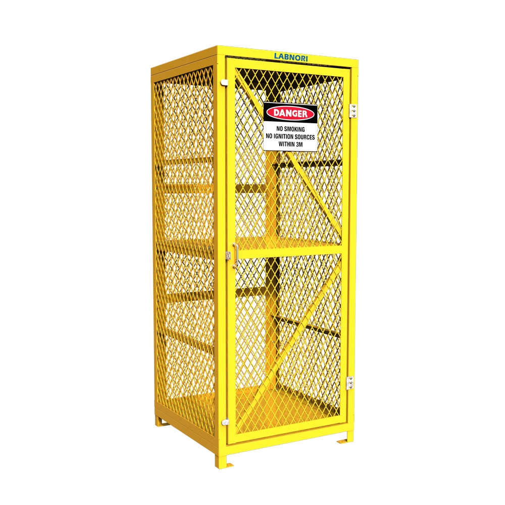 Forklift Storage Cage. 2 Storage Levels Up To 8 Forklift Cylinders