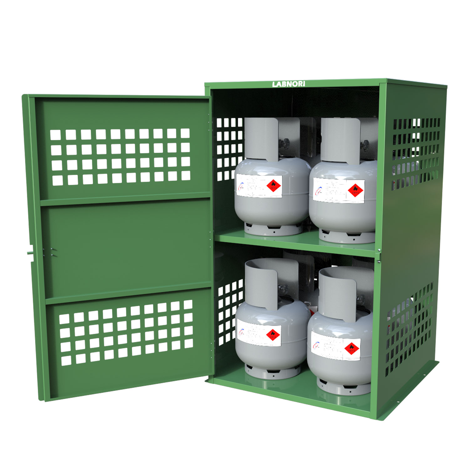 LPG Gas Cylinder Storage Cage – 8 x 9kg Bottle