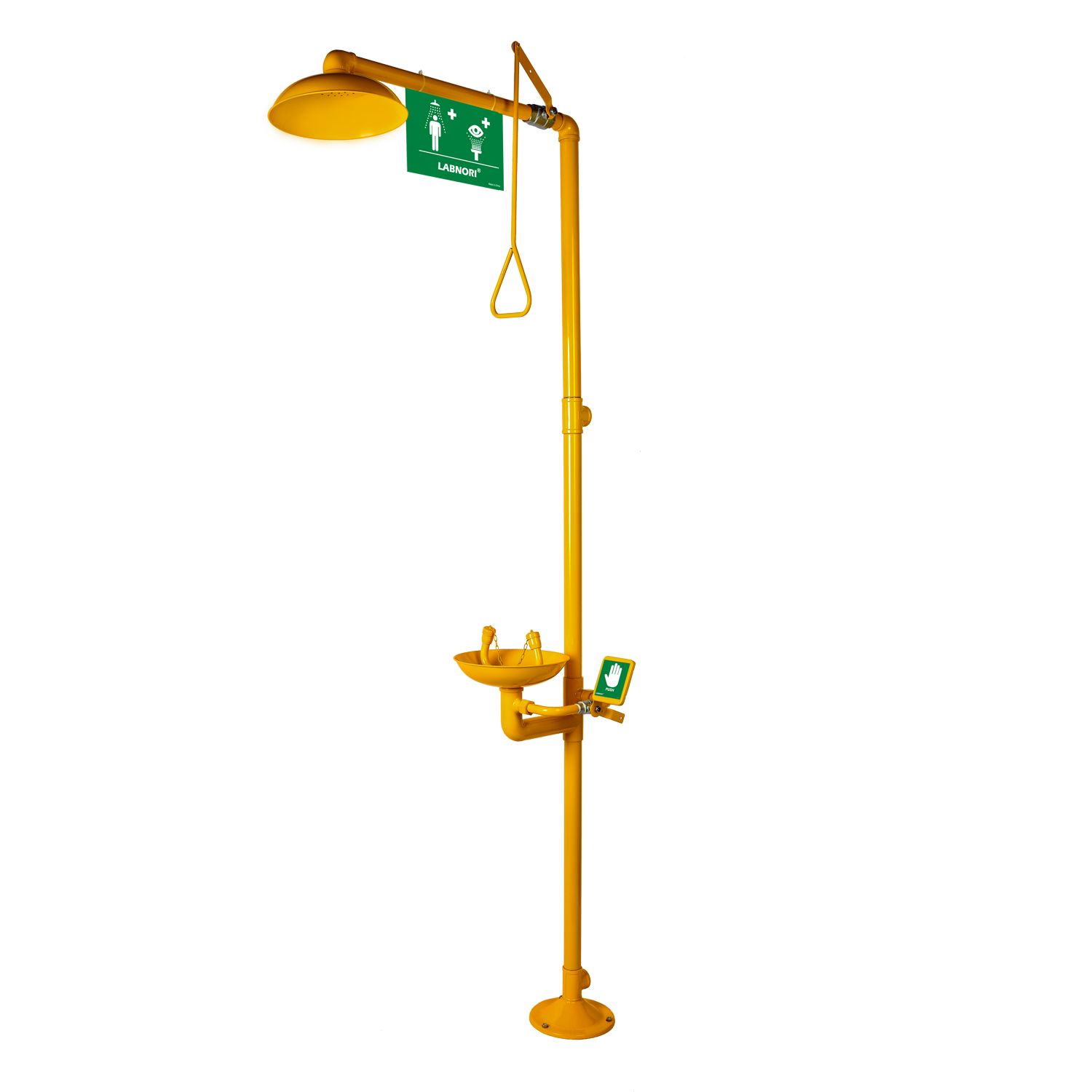 Emergency Shower and Eyewash Station with Epoxy Coating Model