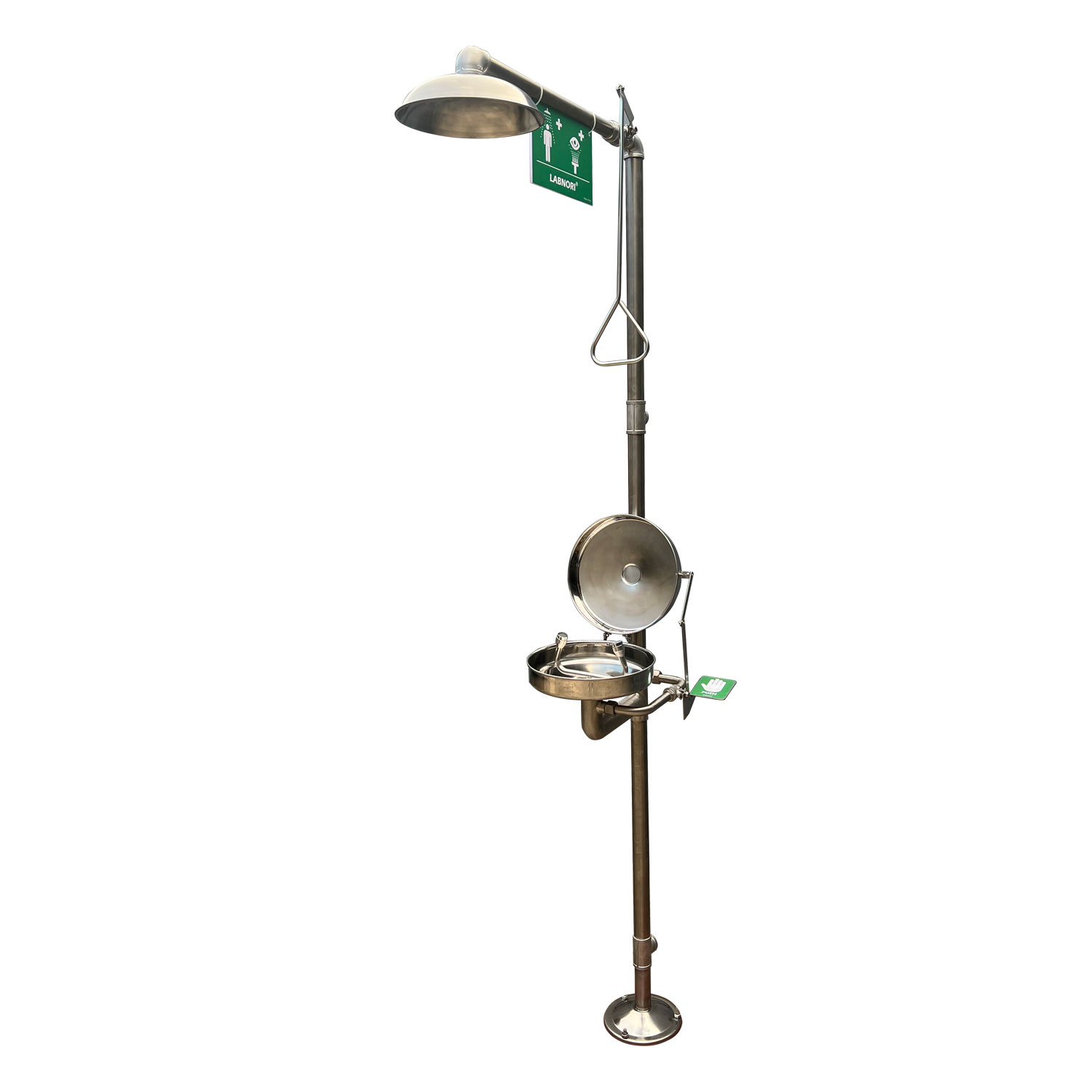 Emergency Safety Shower and Eyewash Station with Dust Cover