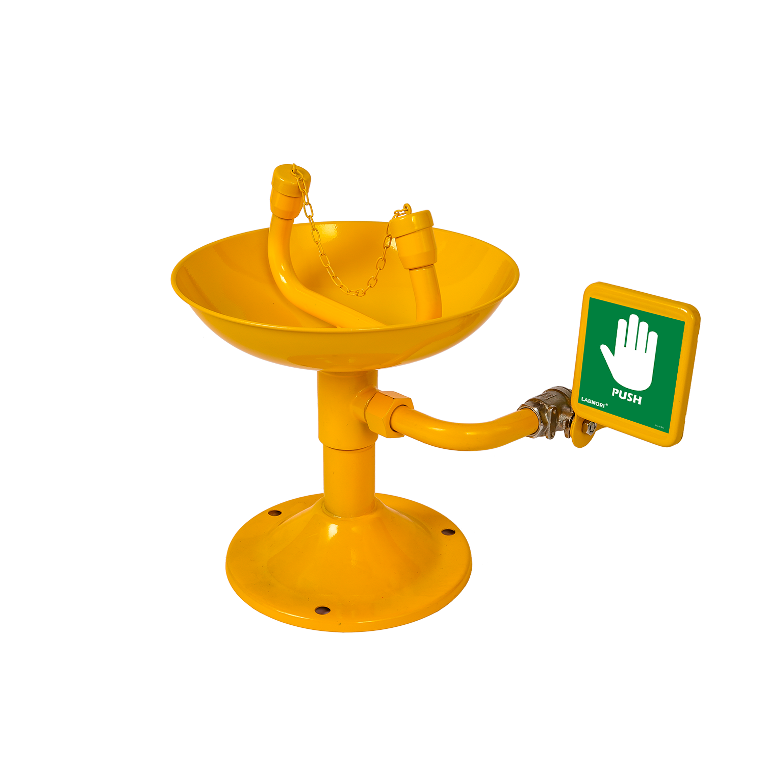 Deck Mounted Eyewash Station with Epoxy Model