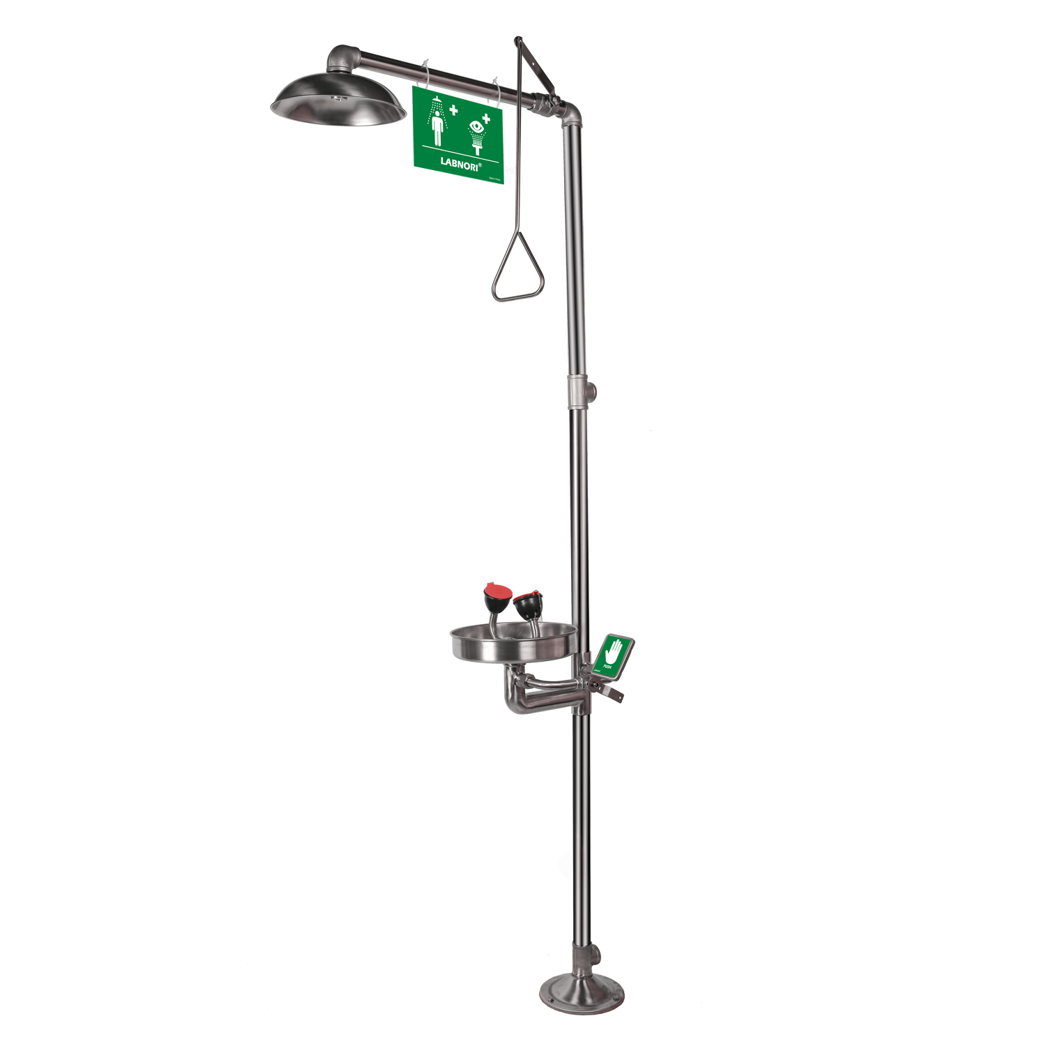 Combination Emergency Safety Shower and Eyewash Station Model