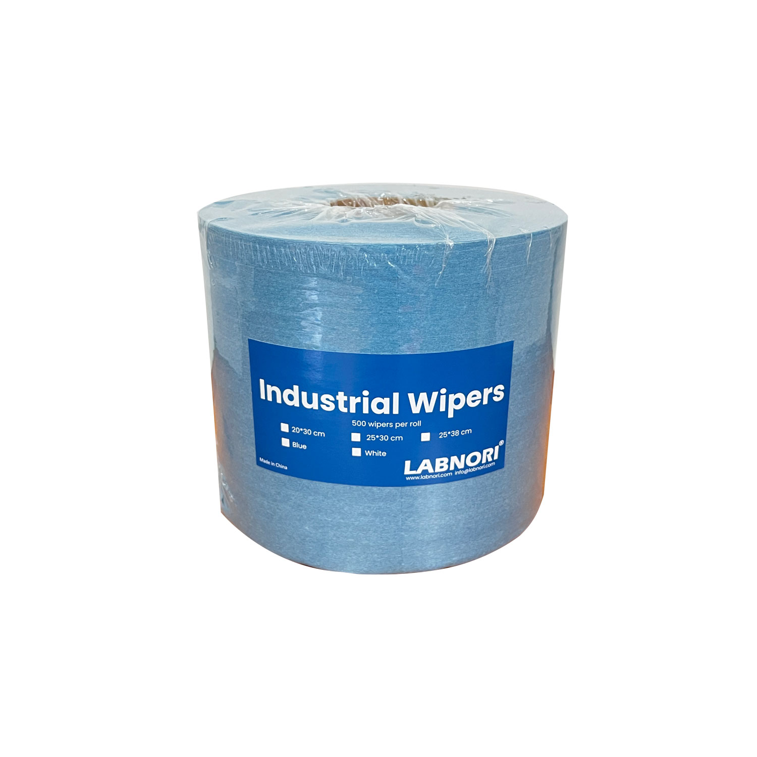 Industrial Cleaning Wipers 20x30cm, 500 wipers/roll