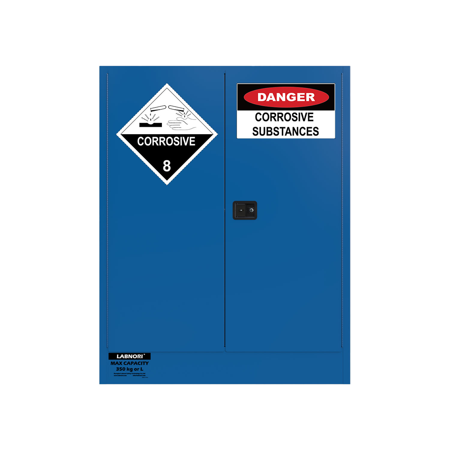 AS3780 Corrosive Substances Cabinet 350L 2 Doors 3 Shelves