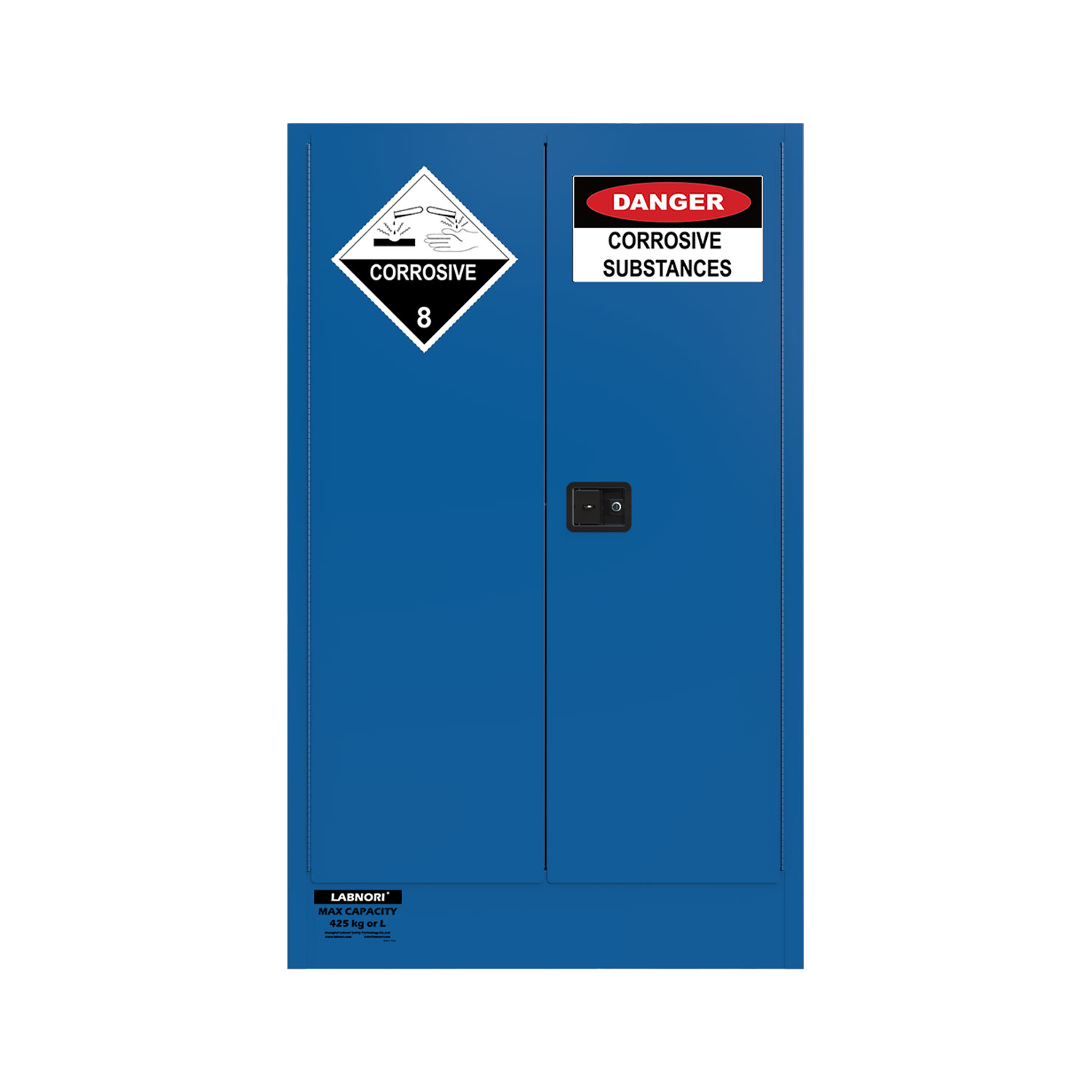 AS3780 Corrosive Substances Cabinet 425L 2 Doors 3 Shelves