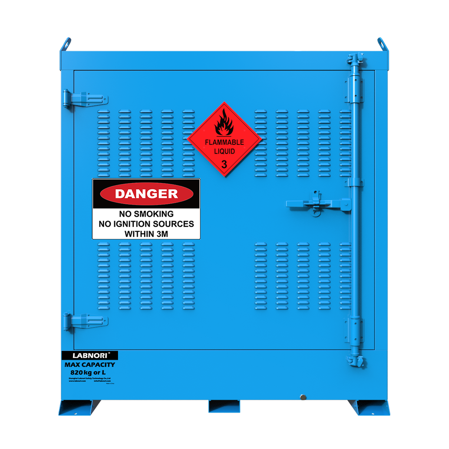 Outdoor Dangerous Goods 4 Drum Pallet Store - 820L