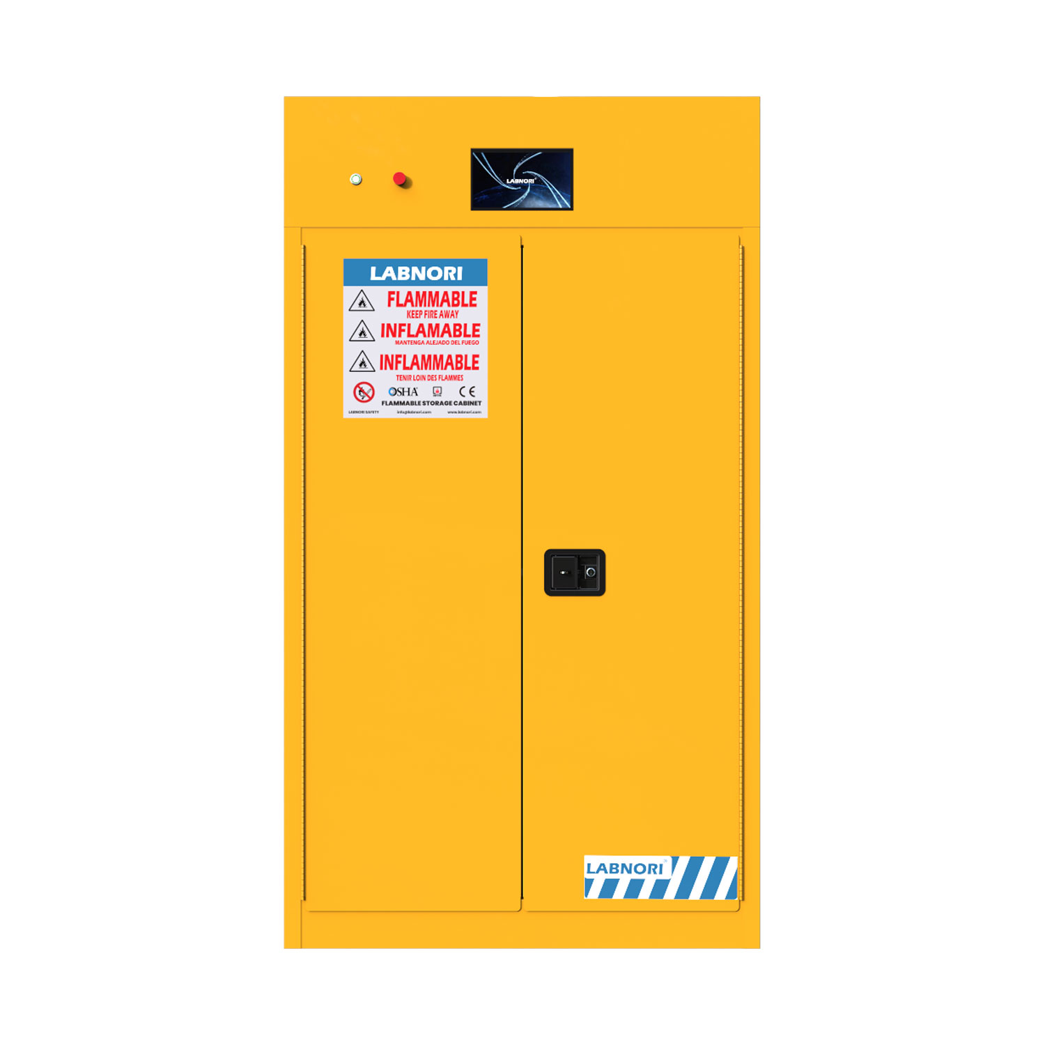 Ductless Filtering Chemical Storage Cabinet 45Gal/170L
